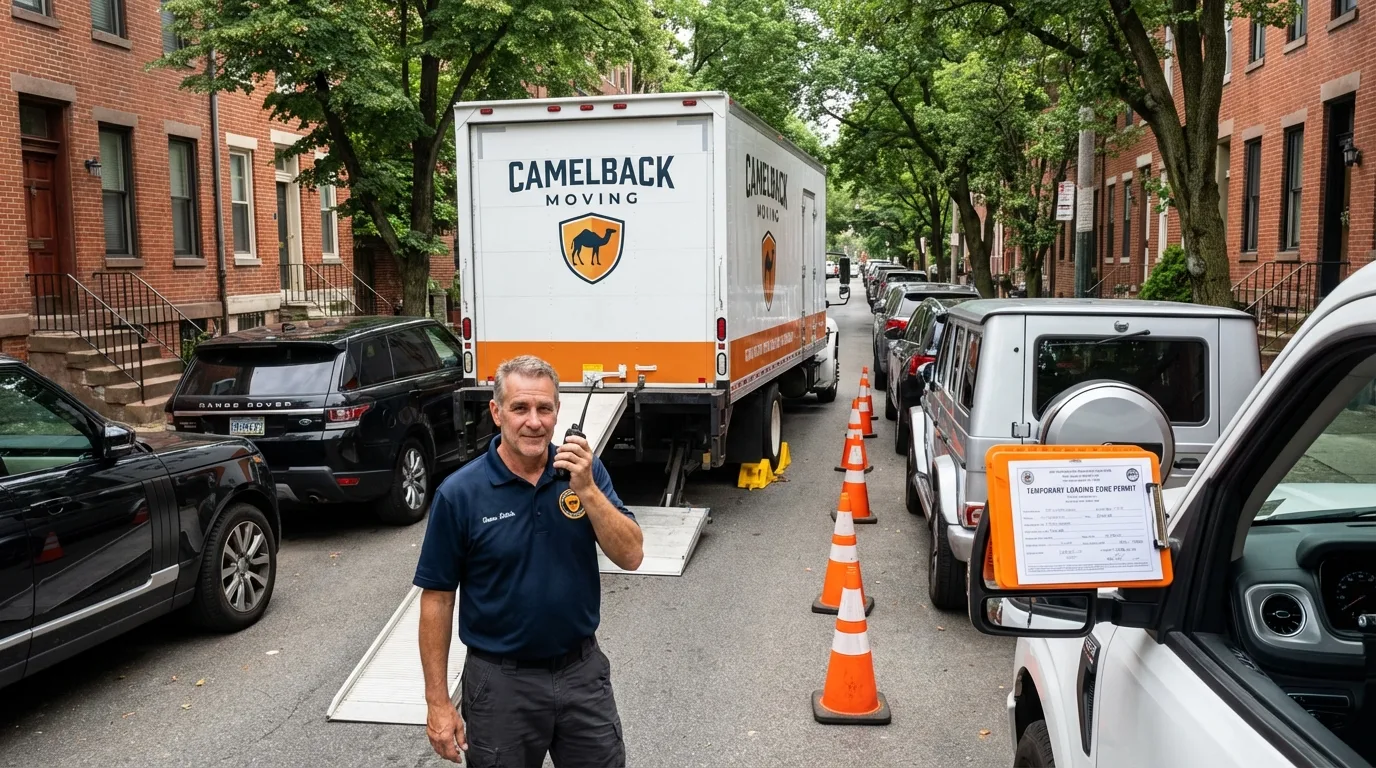 City street loading permit setup in University Place, WA