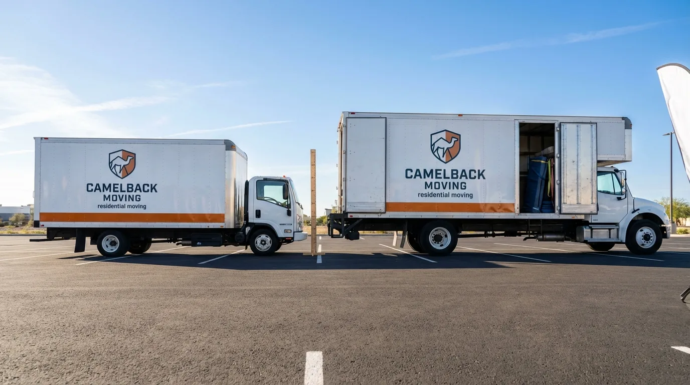 Moving truck size capacity guide in University Place